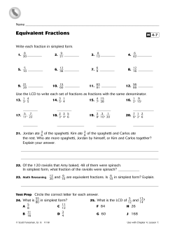 H4-7 Equivalent Fractions (p. 116)