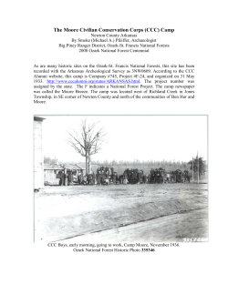 The Faiview Civilian Conservation Corps (CCC) Camp