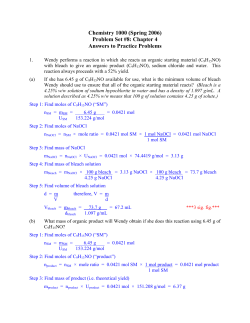 Answers - U of L Class Index