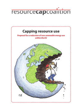 Capping resource use - Sustainable Development Knowledge