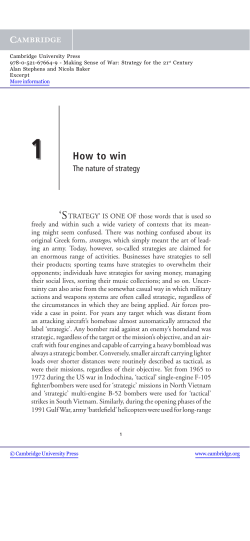 Making Sense of War: Strategy for the 21st Century
