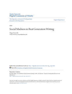 Social Madness in Beat Generation Writing