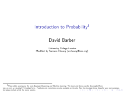 Probabilistic Reasoning