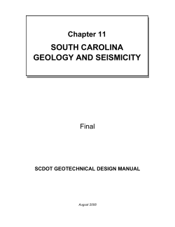 Chapter Number - South Carolina Department of Transportation