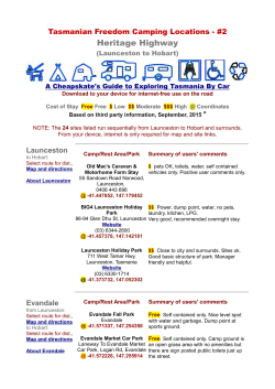 Heritage Highway - A Cheapskate`s Guide to Exploring Tasmania By