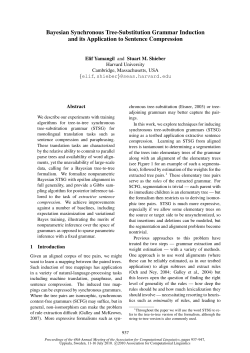 Bayesian Synchronous Tree-Substitution Grammar Induction and Its