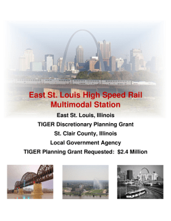 East St. Louis High Speed Rail Multimodal Station