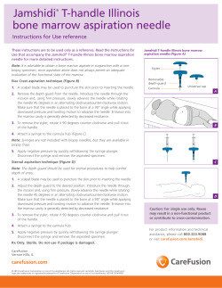 Jamshidi&reg; T-handle Illinois bone marrow aspiration