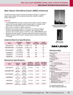 Mast Mount Omnidirectional (MMO) Antennas - Automation-X