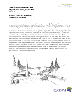 Shoreline Access and Restoration