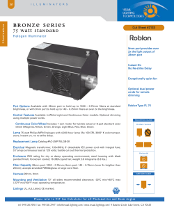 Complete Catalog Pages - Visual Lighting Technologies