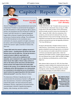 Lyndon B. Johnson Day: LBJ`s Birthday