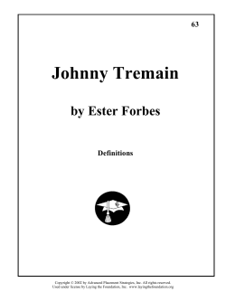 Johnny Tremain