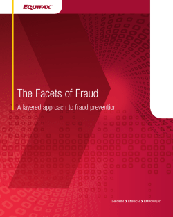 A layered approach to fraud prevention