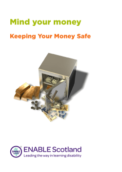 Keeping your money safe