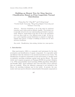 Building an Honest Tree for Mass Spectra Classification Based on