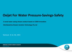 Oxijet For Water Pressure-Savings