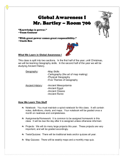 Global Awareness I Mr. Bartley &ndash; Room 706