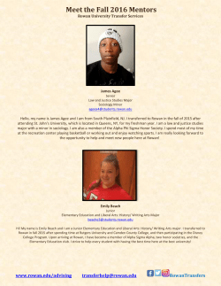 Meet the Fall 2016 Mentors