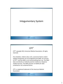 Integumentary System - Amazon Web Services
