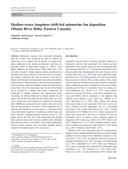 Shallow-water longshore drift-fed submarine fan deposition (Moisie