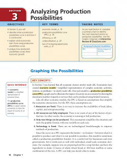 Analyzing Production Possibilities