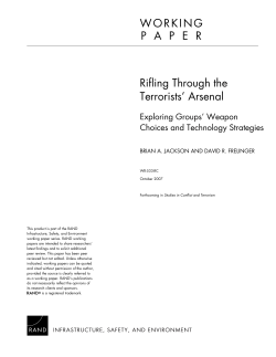 Rifling Through the Terrorists` Arsenal