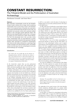 The trihybrid model and the politicisation of Australian