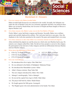 Worksheet-4.1 Answers