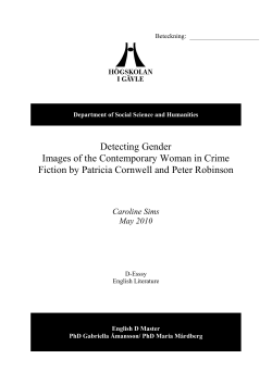 Detecting Gender Images of the Contemporary Woman