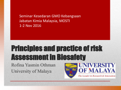 Biological risks Basic Concepts