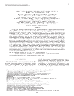 EARLY-TYPE GALAXIES IN THE SLOAN DIGITAL SKY SURVEY. IV