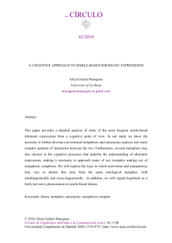 A cognitive approach to simile