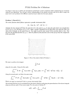 PY252 Problem Set 4 Solutions As always, I urge you to perform all
