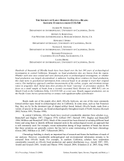 Hundreds of thousands of Olivella beads have been found over the