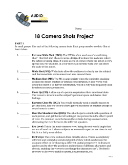 18 Camera Shots Project