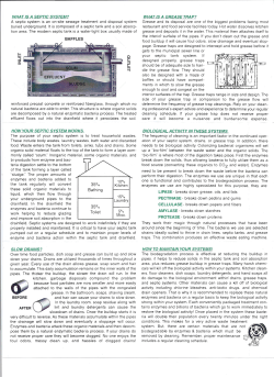 HOW YOUR SEPTIC SYSTEM WORKS.