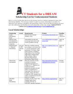 Scholarship List - Gateway Community College