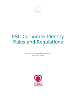 Internal Diffusion Insert - European Society of Cardiology