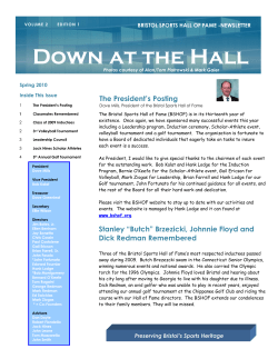 Here - Bristol Sports Hall of Fame