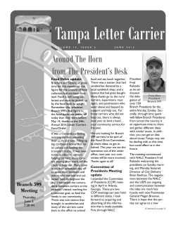 June 2016 - NALC Branch 599