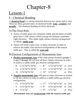 Chapter-8 - BCHSAPChemistry