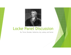 Locke Panel Discussion