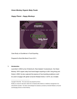 Green Monkey Organic Baby Foods Happy Planet &ndash; Happy Monkeys