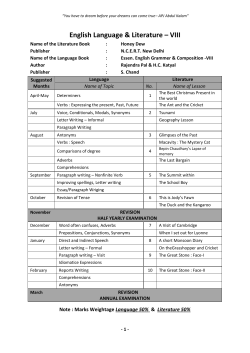 Class VIII - MD Public School