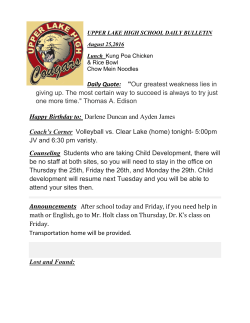 Daily Quote: "Our greatest weakness lies in giving up. The most