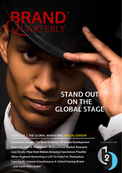 stand out on the global stage