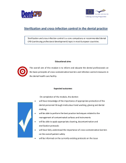 Infection control measures in dental care