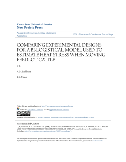 comparing experimental designs for a bi