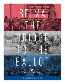 Selma: The Bridge to the Ballot